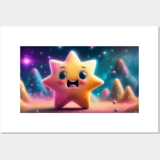 Be a star - Stars can't shine without darkness. Posters and Art